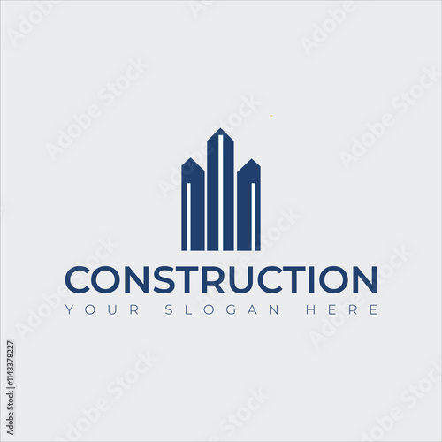 Real Estate construction building Repair logo vector