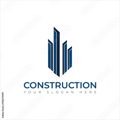 Real Estate construction building Repair logo vector