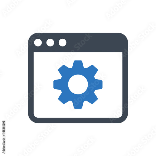 Browser Gear Icon
