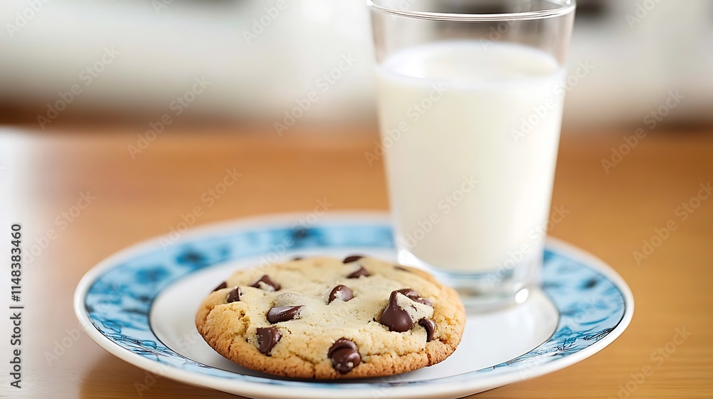 Cookie and milk. Cookie and milk.