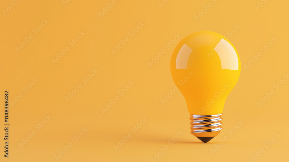 Symbolizing lightbulb Ideas concept. bright yellow lightbulb stands out against vibrant background, symbolizing creativity and ideas Symbolizing lightbulb Ideas concept. bright yellow lightbulb stands out against vibrant background, symbolizing creativity and ideas