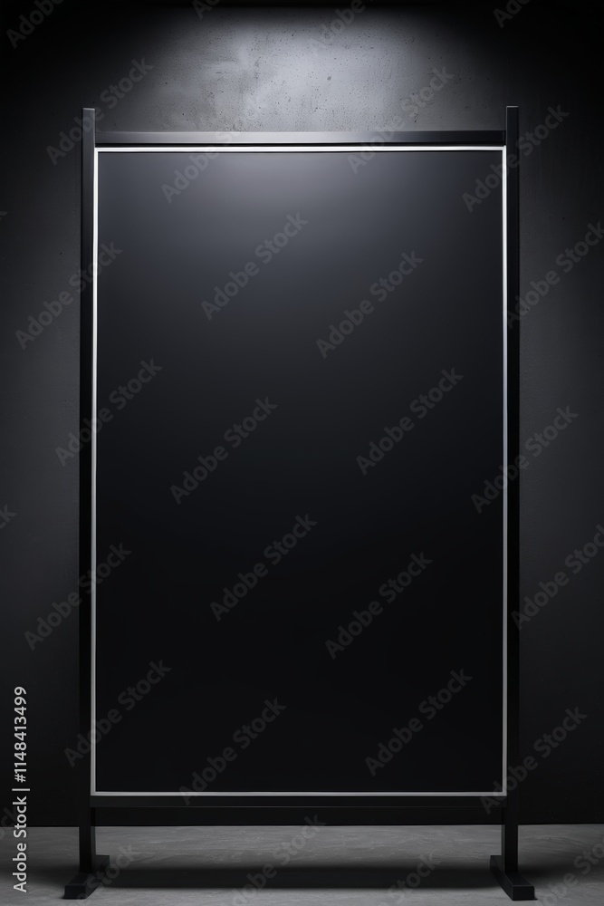 a close up of a black picture frame with a light on a close up of a black picture frame with a light on