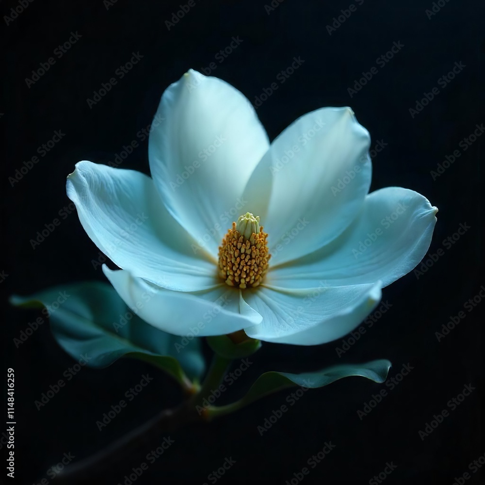 Obraz premium Elegant White Flower in Soft Light