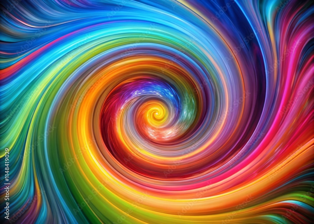 Time Loop Abstract Art: Swirling Colors, Endless Movement, Conceptual Photography Time Loop Abstract Art: Swirling Colors, Endless Movement, Conceptual Photography