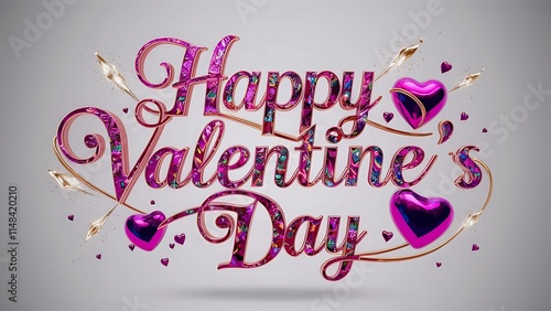  Valentines Day greeting card background