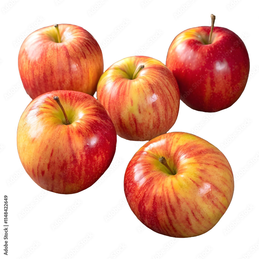 Honeycrisp apples PNG or isolated on a transparent background Honeycrisp apples PNG or isolated on a transparent background