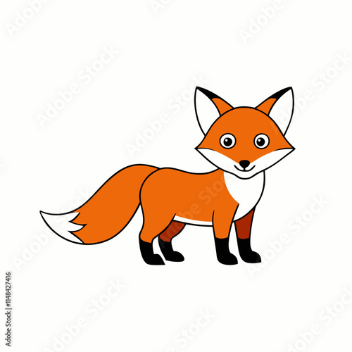 red fox cartoon