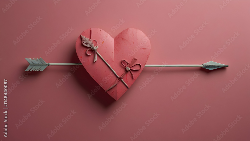 A heart shaped object with arrows pointing to the right
A heart shaped object with arrows pointing to the right