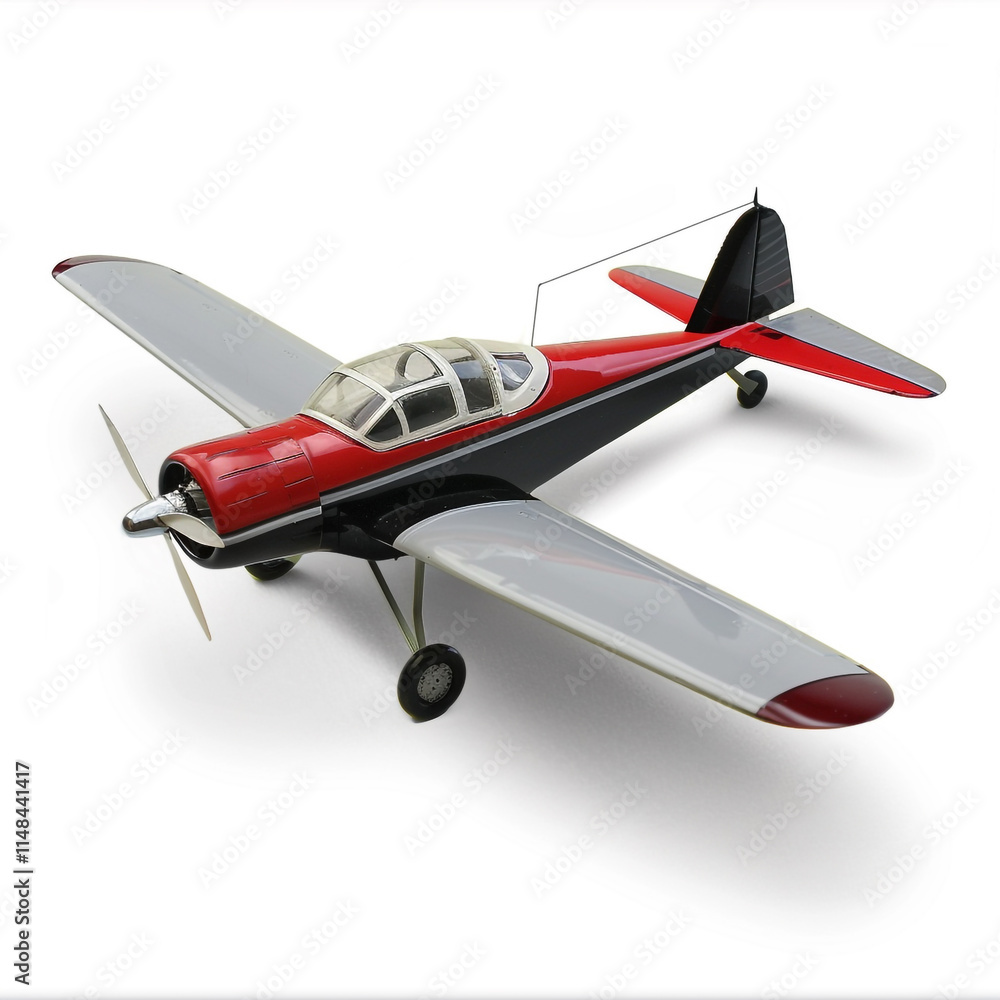Illustration of a small airplane is flying in the sky. Isolated on white background. Illustration of a small airplane is flying in the sky. Isolated on white background.