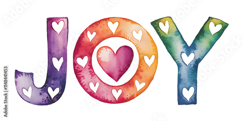 A watercolor style illustration of the word 