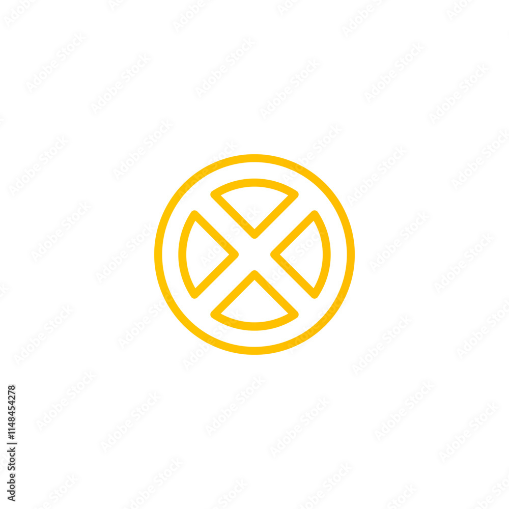 no stopping gradient icon no stopping gradient icon