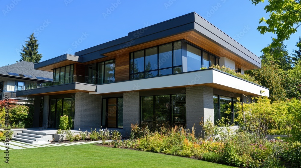 Modern Architectural Design of a Stylish Home Surrounded by Nature Modern Architectural Design of a Stylish Home Surrounded by Nature