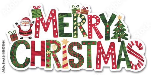 A watercolor style Christmas card with the text 