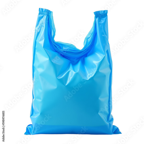 Obraz na płótnie A blue plastic bag with handles w salonie