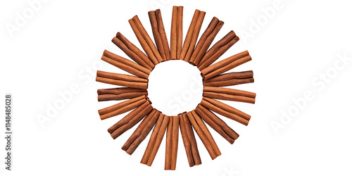 A cutout png design asset of cinnamon sticks isolated on a white background