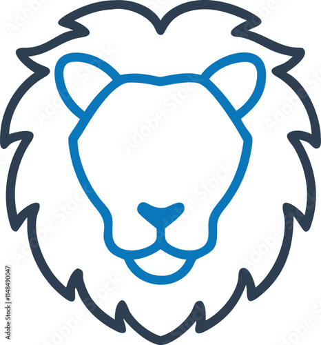 Lion head icon