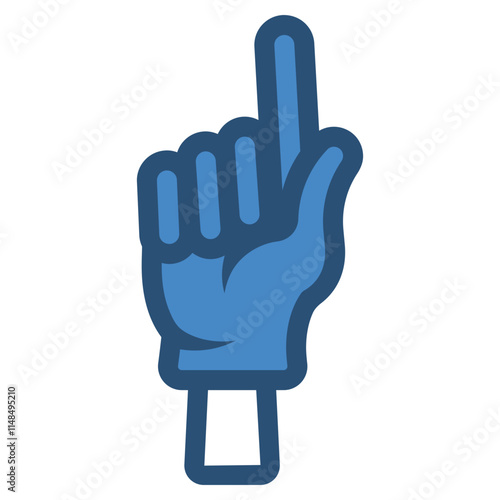 foam hand supporter icon