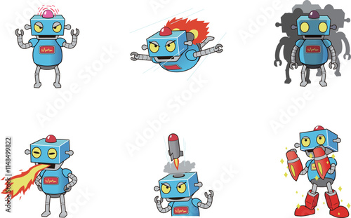 ロボットのキャラクター_戦闘モード