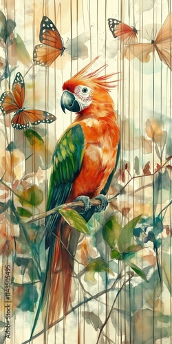 beautiful parrot photo