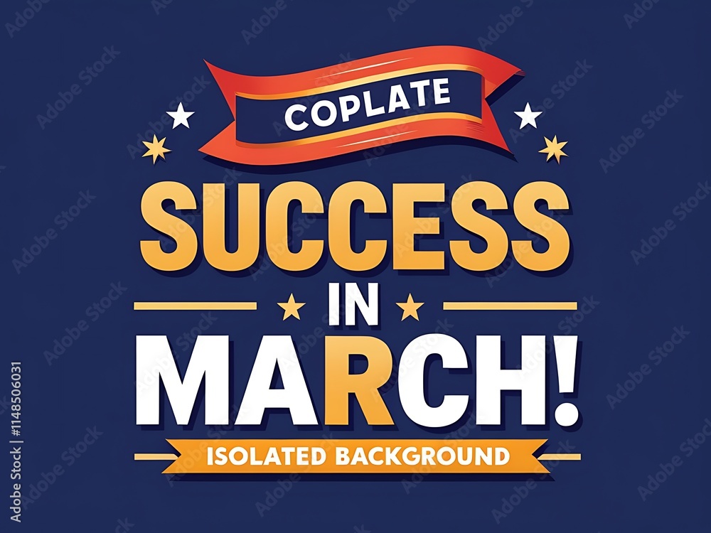 Success in March Coplate Template Design Success in March Coplate Template Design