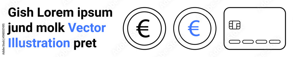 Currency symbols alongside a credit card illustration. Ideal for financial services, banking, e-commerce, payment systems, digital wallets, budgeting applications, online transactions. Landing page Currency symbols alongside a credit card illustration. Ideal for financial services, banking, e-commerce, payment systems, digital wallets, budgeting applications, online transactions. Landing page