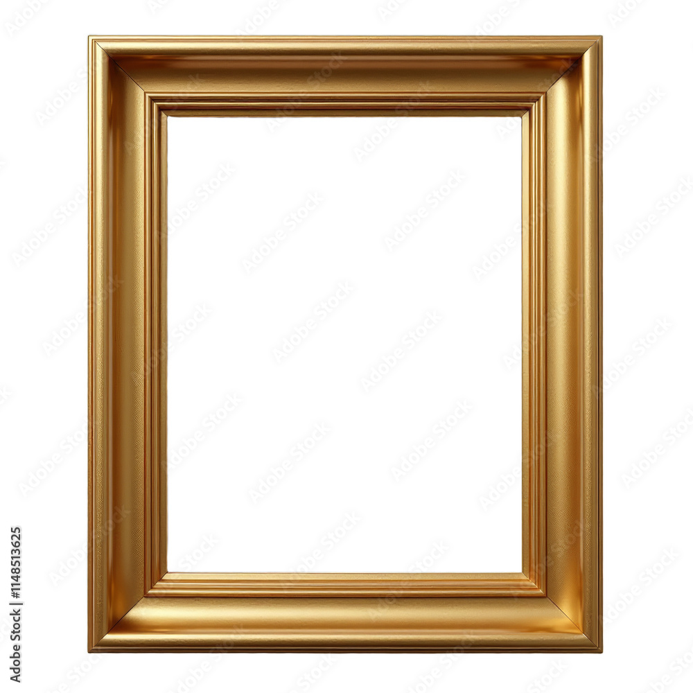 Goldframed empty space, A golden picture frame, Empty square inside a gold frame Goldframed empty space, A golden picture frame, Empty square inside a gold frame