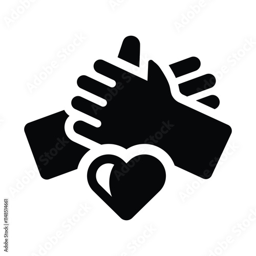 Helping hand icon