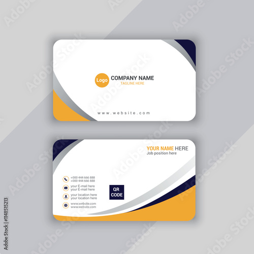 Personal Abstract visiting card design