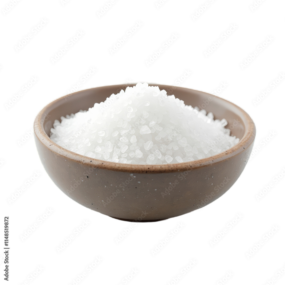 A bowl filled with snowlike substance A bowl filled with snowlike substance