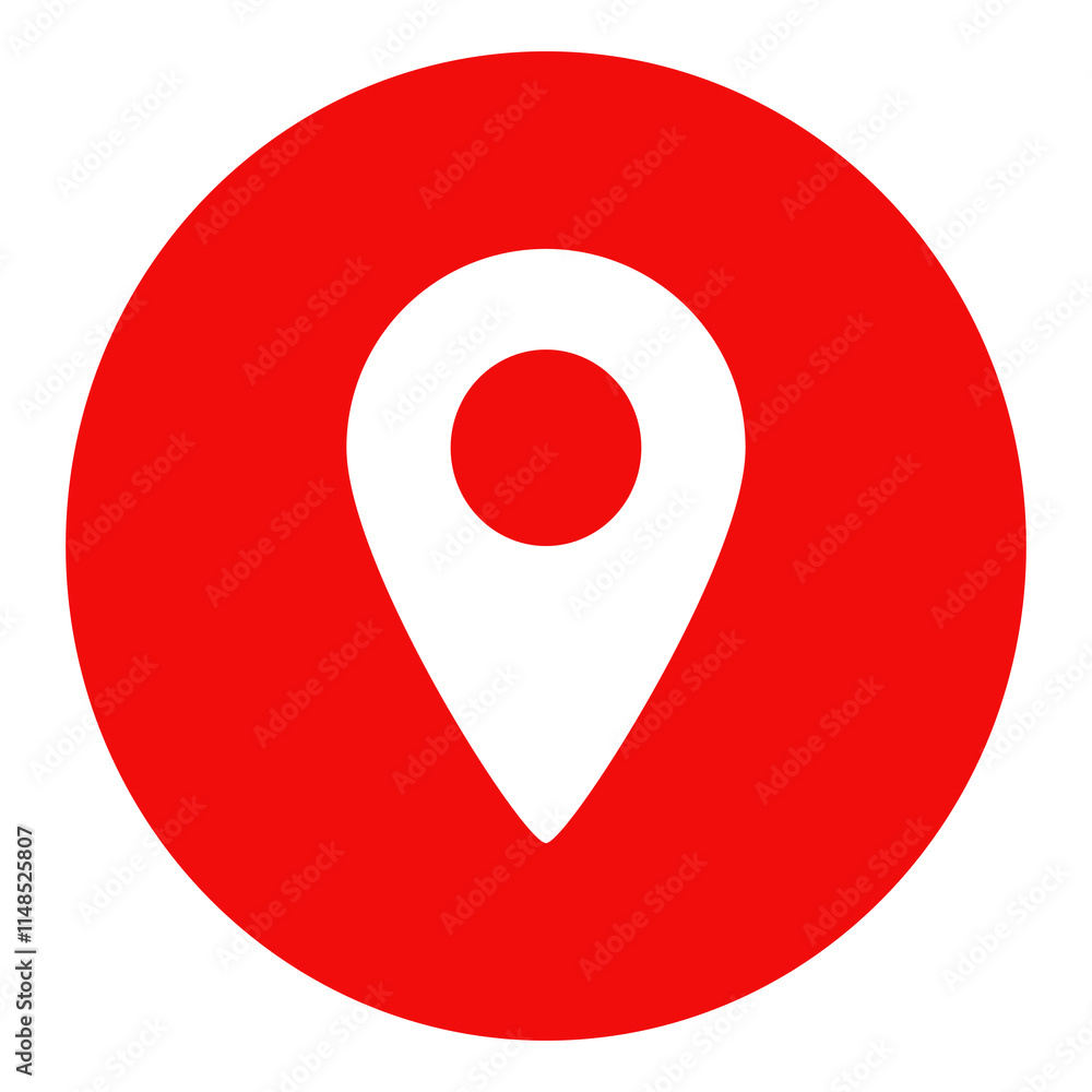 red pin point icon.map location pointer symbol isolated. vector illustration red pin point icon.map location pointer symbol isolated. vector illustration
