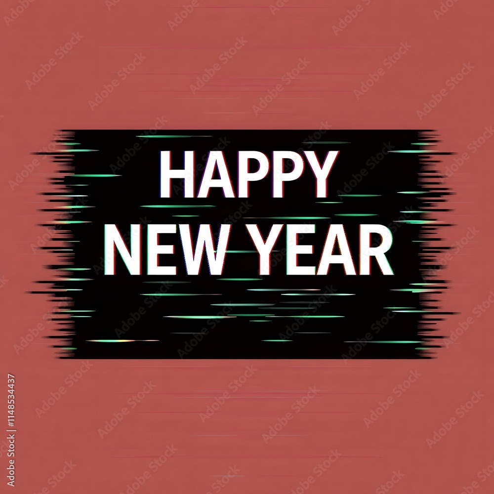 Fototapeta premium happy new year card