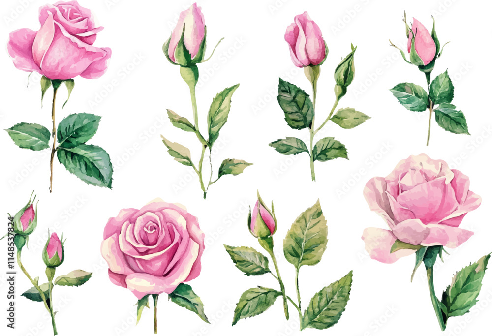 seamless pattern with pink roses seamless pattern with pink roses