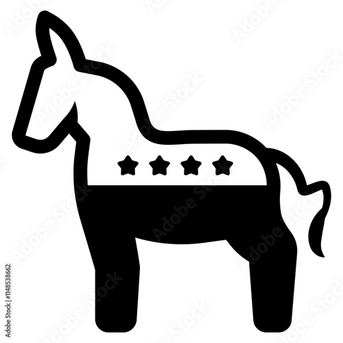 usa democratic party symbol icon