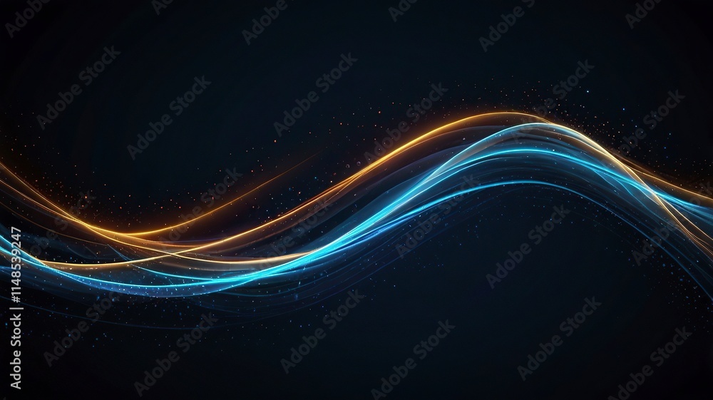 Abstract background Glowing shiny lines affect futuristic abstract background Abstract background Glowing shiny lines affect futuristic abstract background