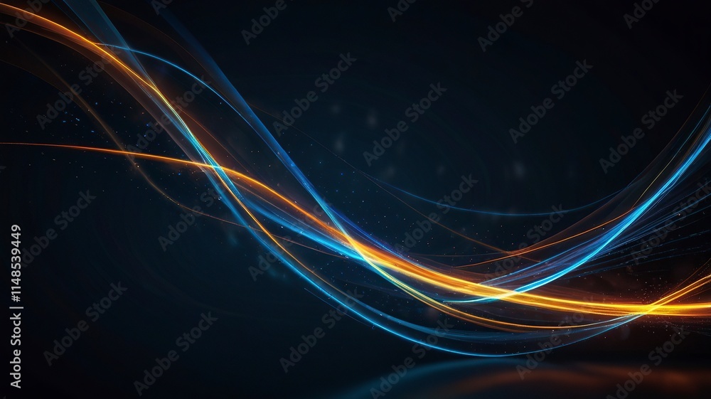 Abstract background Glowing shiny lines affect futuristic abstract background Abstract background Glowing shiny lines affect futuristic abstract background