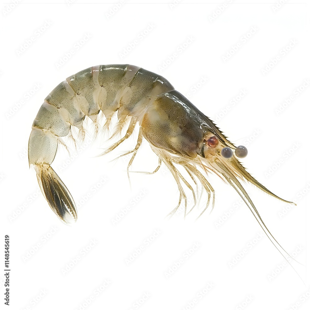 shrimp isolated on white background shrimp isolated on white background