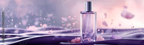 Purple cosmetic perfume for beauty brand