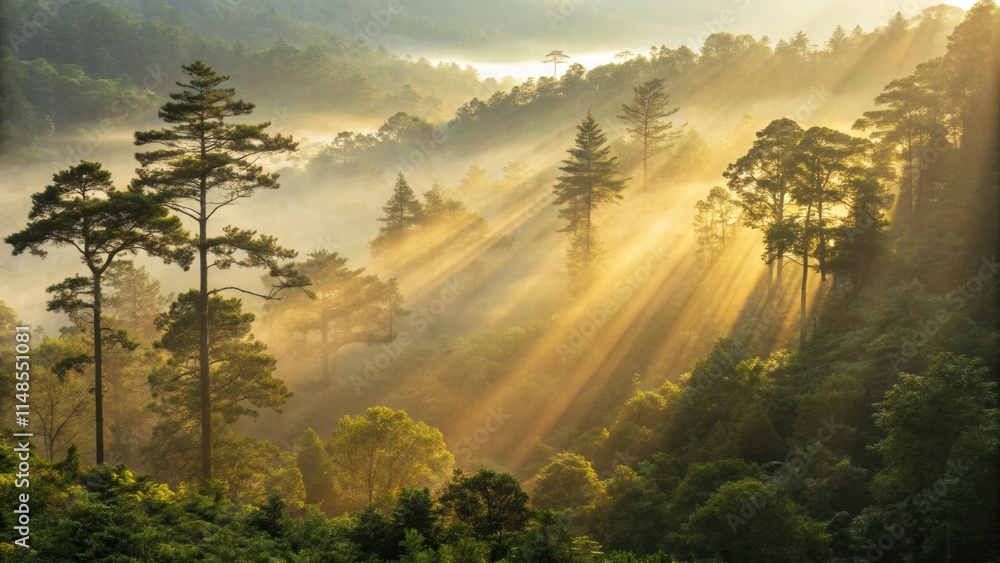 Fototapeta premium Sunrise over the mountains