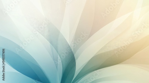 Wallpaper Mural Abstract line background of radial curves spreading outward in soft gradient tones. Torontodigital.ca