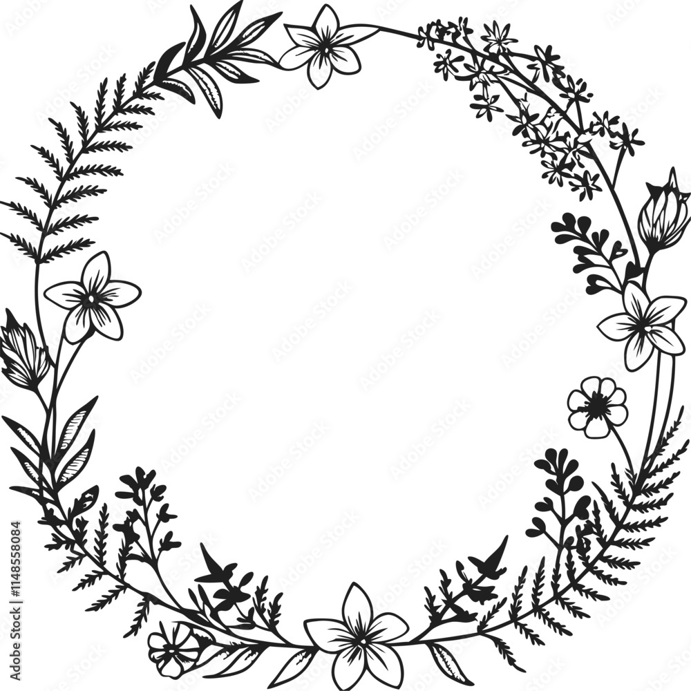 a beautiful flower ornamental frame a beautiful flower ornamental frame