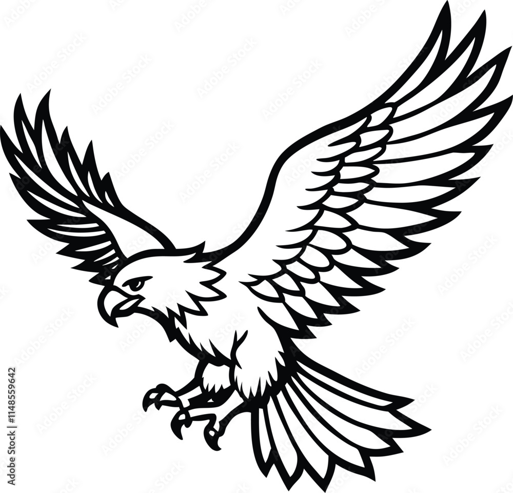 eagle with wings eagle with wings