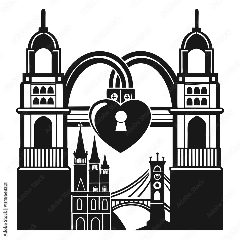 Fototapeta premium city landmarks and monuments