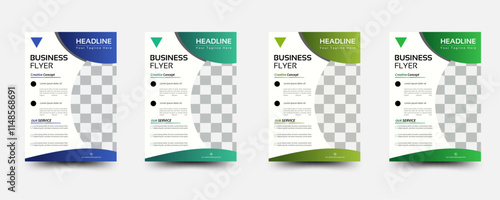  Newest trendy creative corporate multipurpose minimal official business advertising magazine poster flyer with creative corporate trendy geometric shape template print design