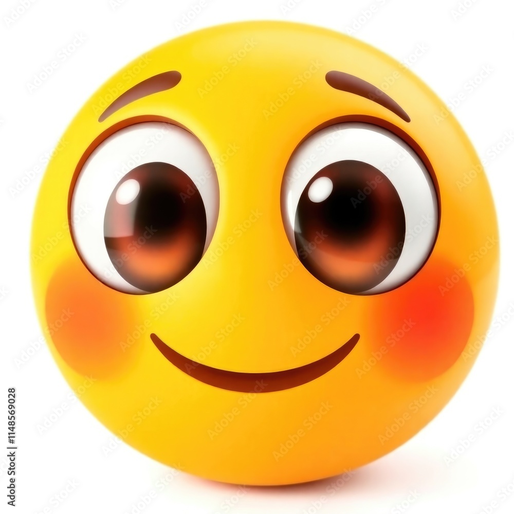 This cheerful emoji radiates happiness with its big expressive eyes and wide smile, embodying feelings of joy and excitement that uplift spirits This cheerful emoji radiates happiness with its big expressive eyes and wide smile, embodying feelings of joy and excitement that uplift spirits