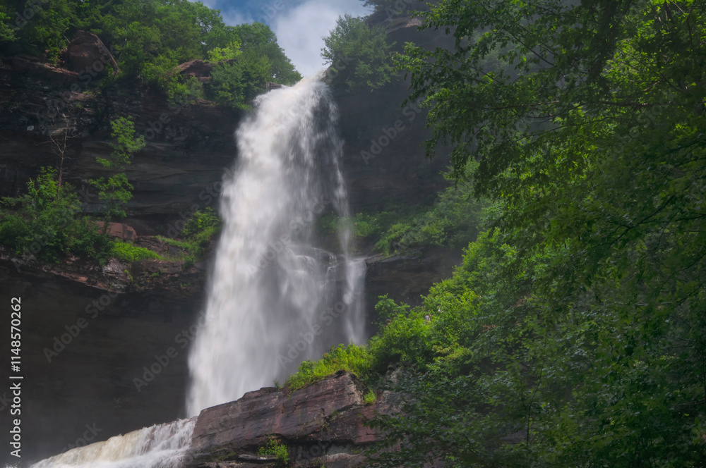 Kaaterskills falls in Haines Falls New York Kaaterskills falls in Haines Falls New York
