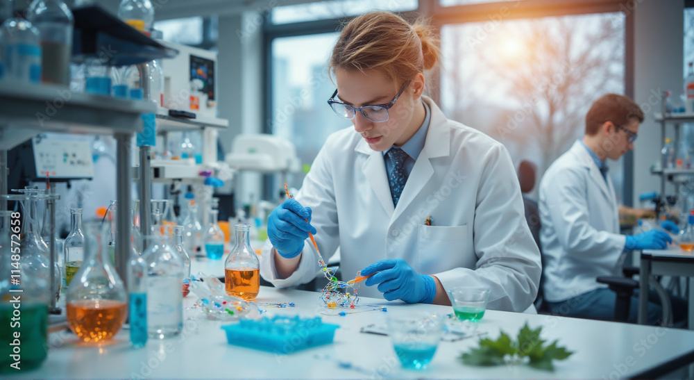 scientist in laboratory scientist in laboratory