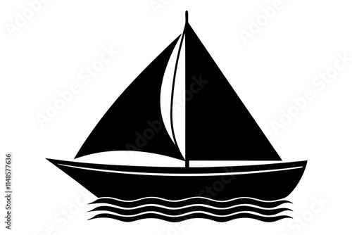 Sailboat on the ocean