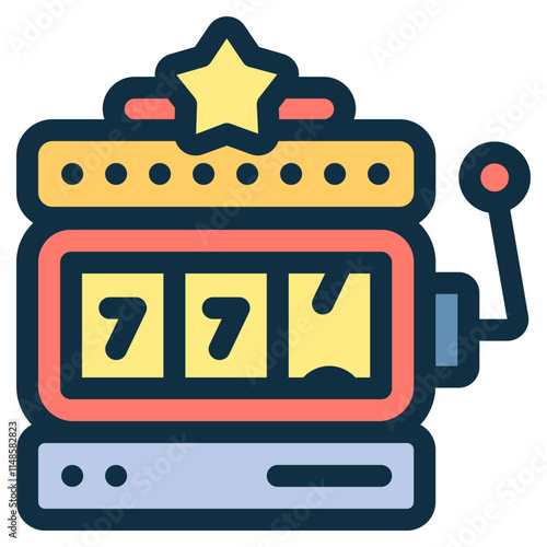 casino slot machine win 777 jackpot icon