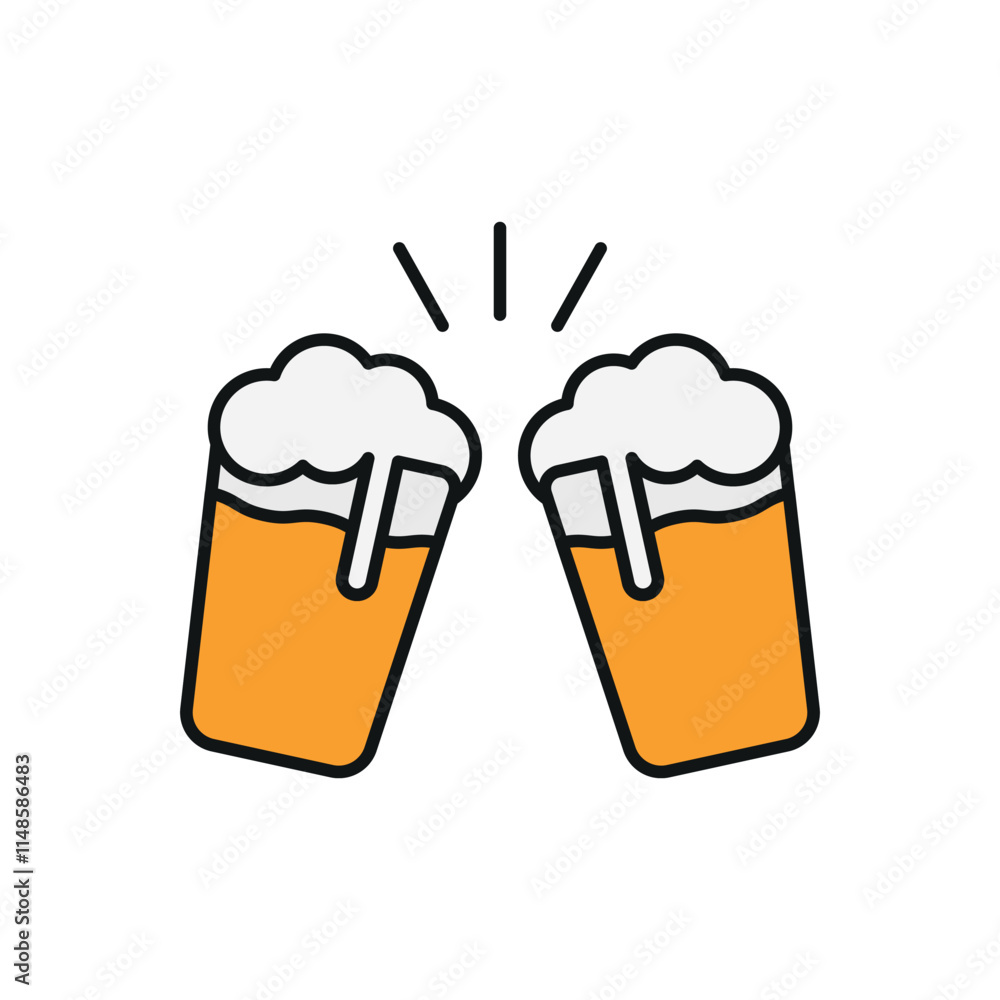 Beer Bottle Icon offers a clean and vibrant graphic, ideal for showcasing refreshing beverages, drink promotions, and casual dining experiences Beer Bottle Icon offers a clean and vibrant graphic, ideal for showcasing refreshing beverages, drink promotions, and casual dining experiences