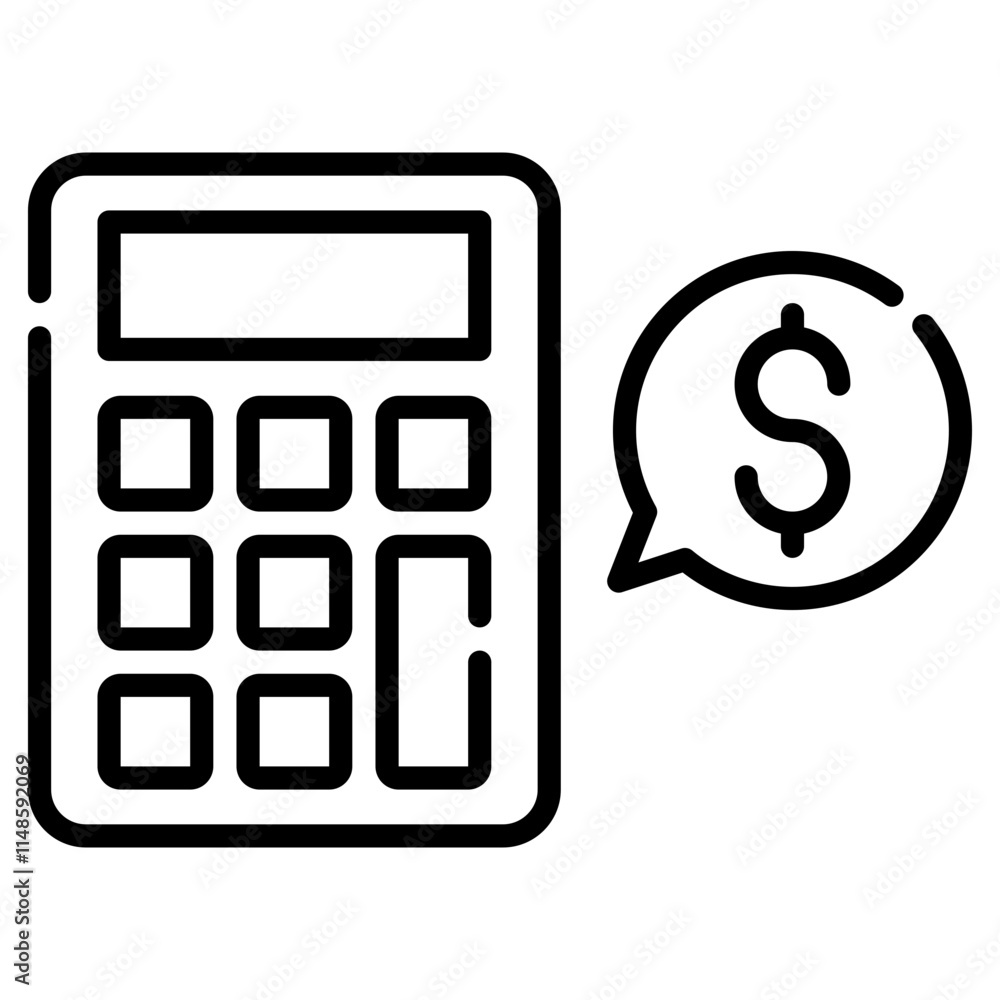 accounting solid icon accounting solid icon